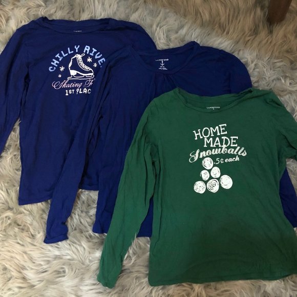 Lands End PJ Winter Bundle - Picture 1 of 6